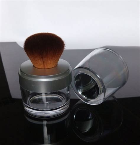Empty Loose Powder Box With Brush Empty Portable Cosmetic Etsy