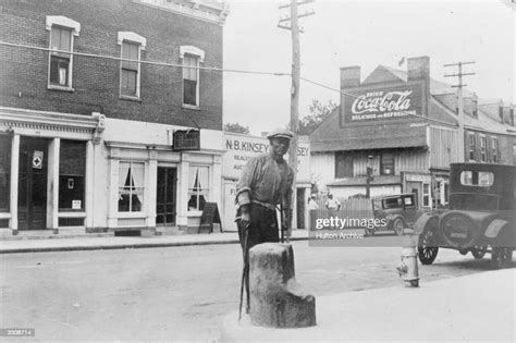 A Former Enslaved Man Standing By A Slave Block In Fredericksburg