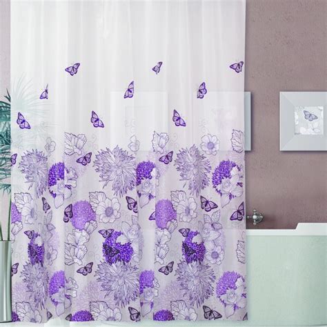 Floral Plastic 13 Piece Shower Curtain Set Free Shipping On Orders
