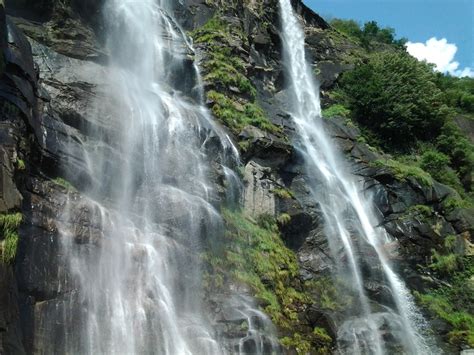 The falls are located in borgonuovo dell'acquafraggia and parts visible from the street are only the most striking, but not the only ones. Acquafraggia Waterfalls | Waterfall, North sea, Lake