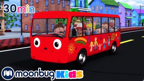 Wheels On The Bus Moonbug Kids Cars Songs For Kids Youtube