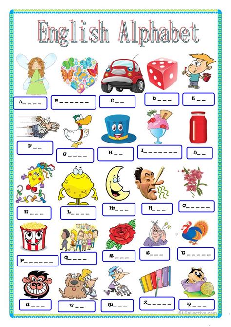 English Alphabet English Esl Worksheets For Distance Learning And