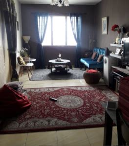 Ppr pinggiran bukit jalil, kuala lumpur, malaysia. Makeover 'Glam' Ruang Tamu Flat PPR - Hias.my