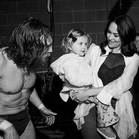 Bryan And Brianna Danielson Backstage With Their Daughter Birdie Joe Daniel Bryan Brie Bella
