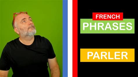 Your Daily French Phrases I Phrases With The Verb Parler Youtube