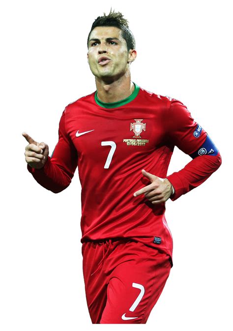 Cristiano Ronaldo Red Jersey Png Transparent Background Free Download