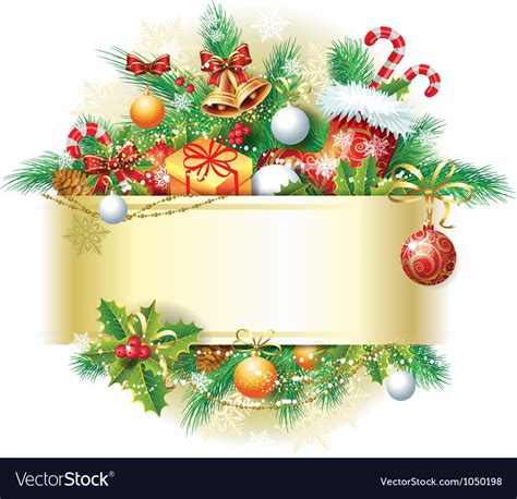 Christmas Banners Royalty Free Vector Image Vectorstock