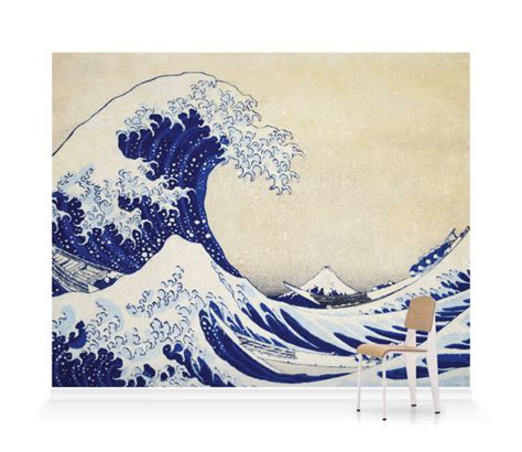 The Great Wave Wallpaper Murals Clementoni Puzzle Waves Wallpaper Mural Wallpaper