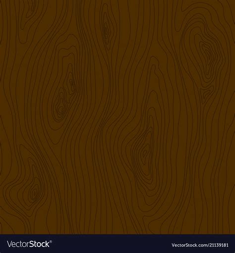 Brown Wooden Texture Wood Grain Pattern Cartoon Vector Image