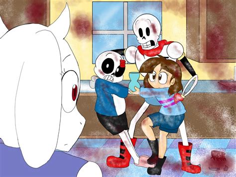 Undertale Babysitting Gone Wrong By Cacartoon On Deviantart