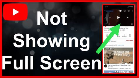 Youtube Not Showing Full Screen Fixed Youtube
