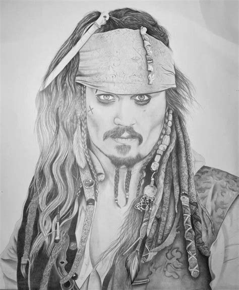 Jack Sparrow Art Drawing By Emma Mallaroni Artmajeur Sparrow Art Jack Sparrow