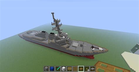 Arleigh Burke Class Destroyer Minecraft Project