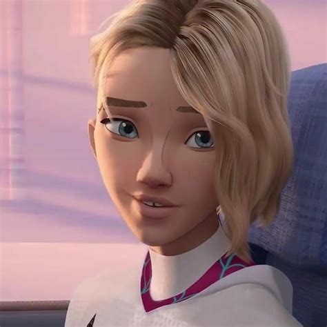 An Animated Image Of A Woman With Blonde Hair