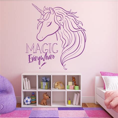 5 Unicorn Inspired Wall Designs For Kids Room Unicorn Wonders