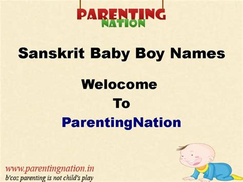 7 Best Sanskrit Baby Boy Names With Meaning Images On Pinterest Baby