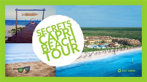 Secrets Capri Riviera Cancun Beach Tour Youtube