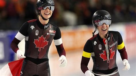 Canadian Speed Skaters Collect Womens Team Sprint Bronze In World Cup