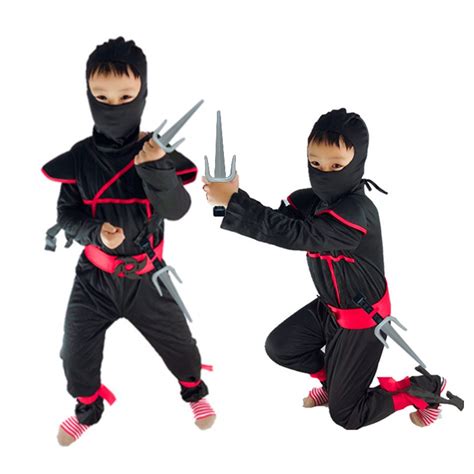 Ninja Costume Boys Kids Children Cosplay Hattori Hanzo Assassin