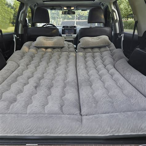Ebtools Suv Inflatable Mat2‑in‑1 Multifunction Inflatable Travel Mattress Pvc Flocking Soft