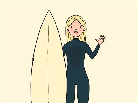 Blonde Surfer By Raf S On Dribbble
