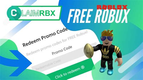 Free Robux Promo Codes Claimrbx Roblox Codes Youtube