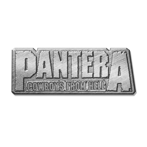 Køb Pantera Cowboys From Hell Badge Merchhubdk