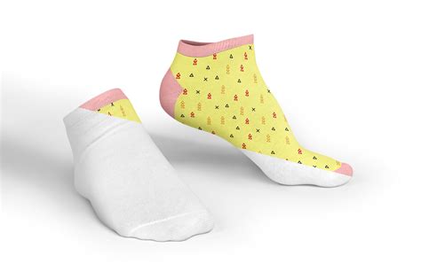 Download Socks Mockup Set in Apparel Mockups on Yellow Images ...