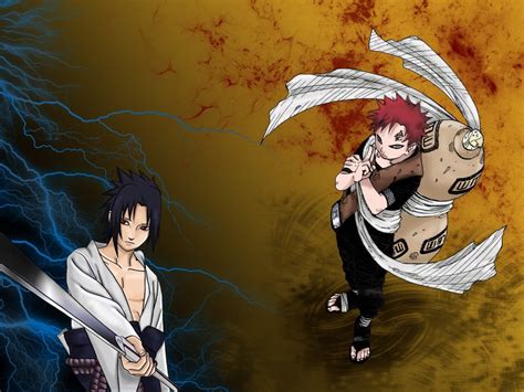Sasuke Uchiha Vs Gaara Sasuke Vs Gaara Render 5 Clash Of Ninja 3 By