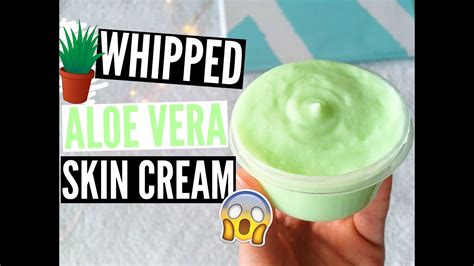 Put it on a low heat on the stove. DIY Whipped Aloe Vera Skin Cream For Dry Skin ♡ Cooling ...
