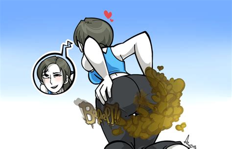 Rule 34 Ass Ass Grab Fart Fart Fetish Nintendo Wii Fit Wii Fit Trainer 8341836