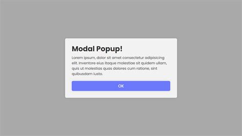 How To Make Modal Popup In HTML CSS And Javascript