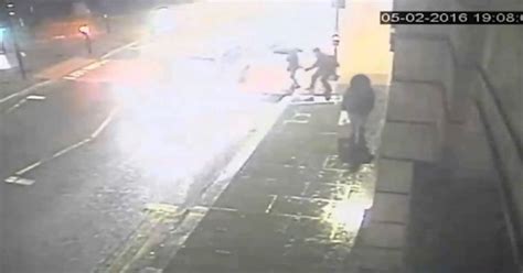 Terrifying Sex Attack Caught On Cctv As Woman Leaps Into Busy Road