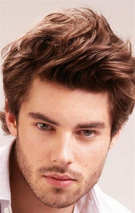 I Adore This Guys Hairstyle Thickhairmenshairstyles Brown Hair Men