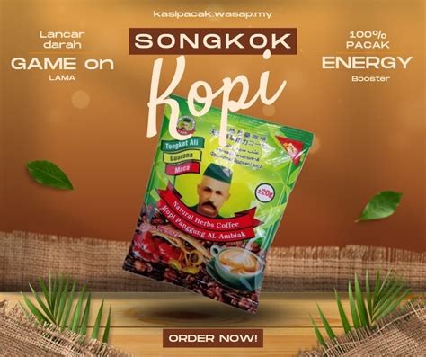 Kopi Songkok Original Jual Kopi Panggung Al Ambiak Natural Herb Kopi Songkok 100 Malaysia Kab