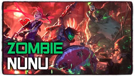 Zombie Nunu Skin Gameplay Español League Of Legends 1080p Hd 60fps Youtube