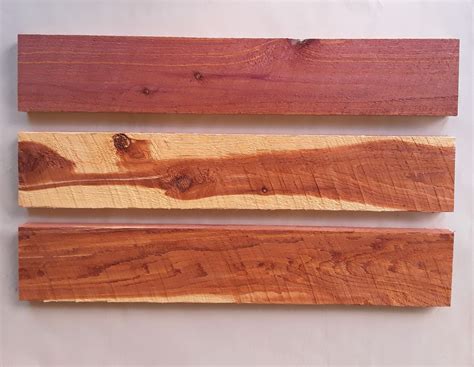 Fresh Red Cedar Boards 6 Rough Cut Planks 24 Inches Free Us Shipping