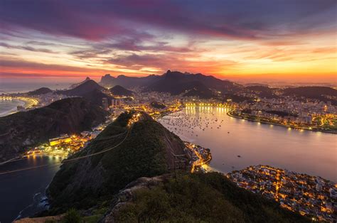 2560x1700 Rio De Janeiro Brazil Cityscape Evening Sunset Chromebook Pixel Hd 4k Wallpapers