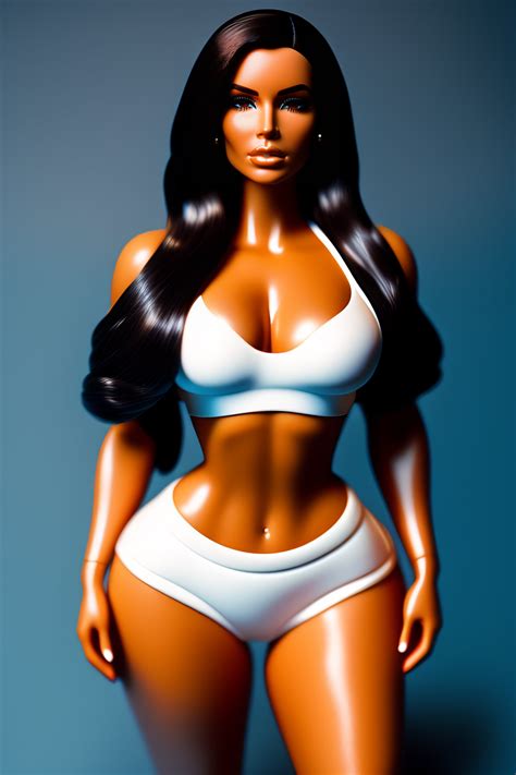 Lexica Kim Kardashian Tight Shiny Smooth Perfect Plastic Skin Barbie Doll Lookalike Lara