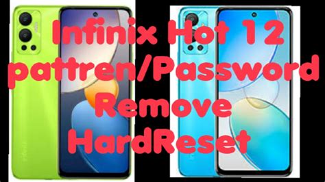 Infinix Hot X Hard Reset Pattern Pin Password Unlock By Mz