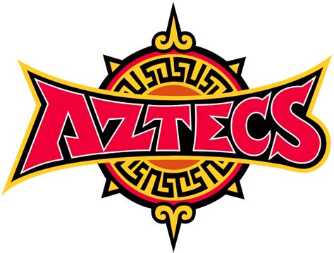 San Diego State Aztecs Alternate Logo 1997 2001 Aztecs In Red Gold