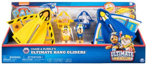 Paw Patrol Ultimate Rescue Chase Rubbles Ultimate Hang Gliders