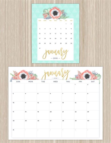 Printables Calendar Calendar Template 2021