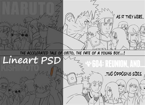 Naruto 604 Cover Lineart Psd By Rollando35 On Deviantart