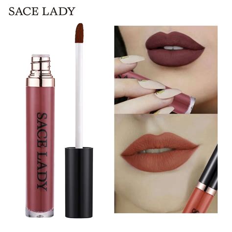 Aliexpress Com Buy SACE LADY Matte Liquid Lipstick Waterproof Makeup