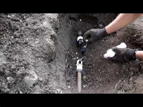 Dispose of the broken portion. 3/4" galvanized sprinkler pipe repair. - YouTube