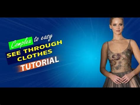 How To See Through Clothes In Photoshop Easily Youtube