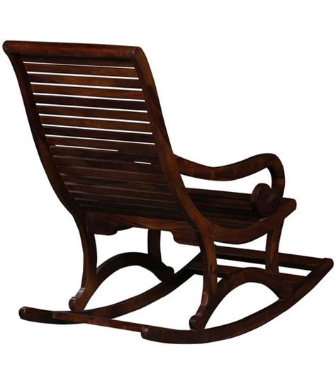 Buy Wellesley Solid Wood Rocking Chair In Provincial Teak Finish By