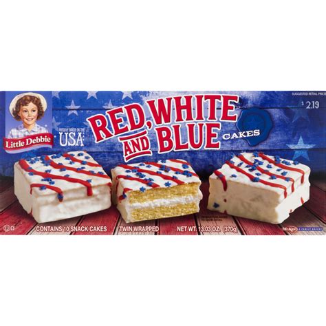 Save On Little Debbie Vanilla Snack Cakes Red White And Blue 10 Ct