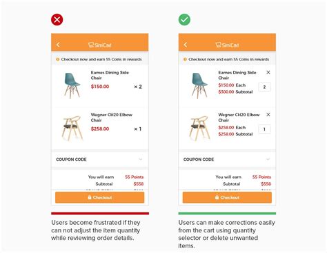 The Ultimate Guide To Mobile App Design Chapter 4 Shopping Cart Simicart